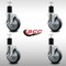 Service Caster 5'' SS Thermoplastic Rubber Swivel 1-3/4'' Expanding Stem Caster Set with Brake, 4PK SCC-SSEX20S514-TPRB-TLB-134-4 - alternate 3